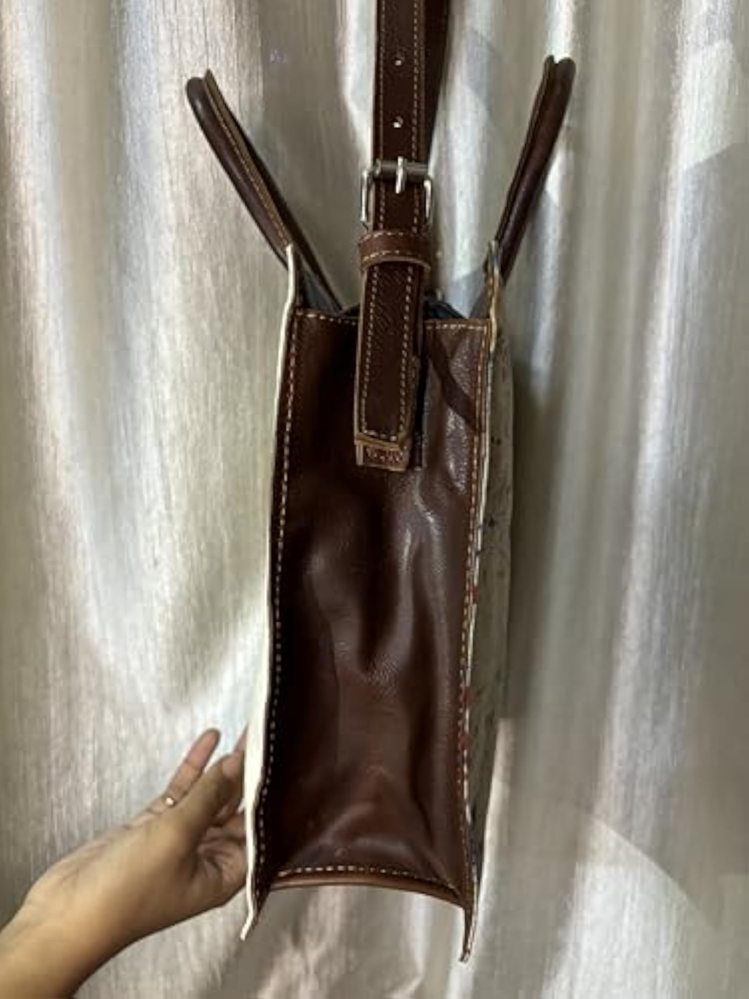 Square Hand Cum Sling Bag, Stylish Design